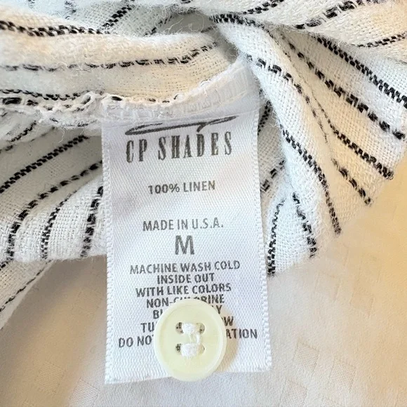 CP Shades Linen Striped Shirt - Picture 3 of 16